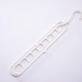 9-Hole Foldable Plastic Clothes Hanger