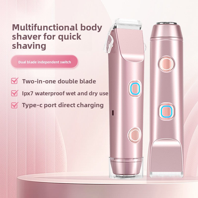 Dual Head Electric Hair Remover Shaver