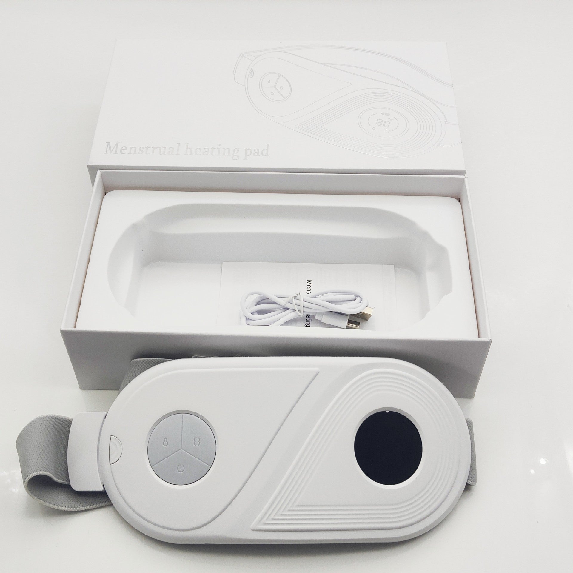 Rechargeable Menstrual Heating Pad with Massage