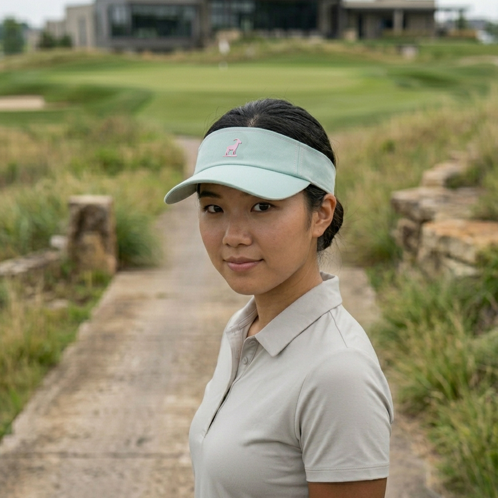 Iron Goat Women's Golf Visor – Lightweight & Breathable