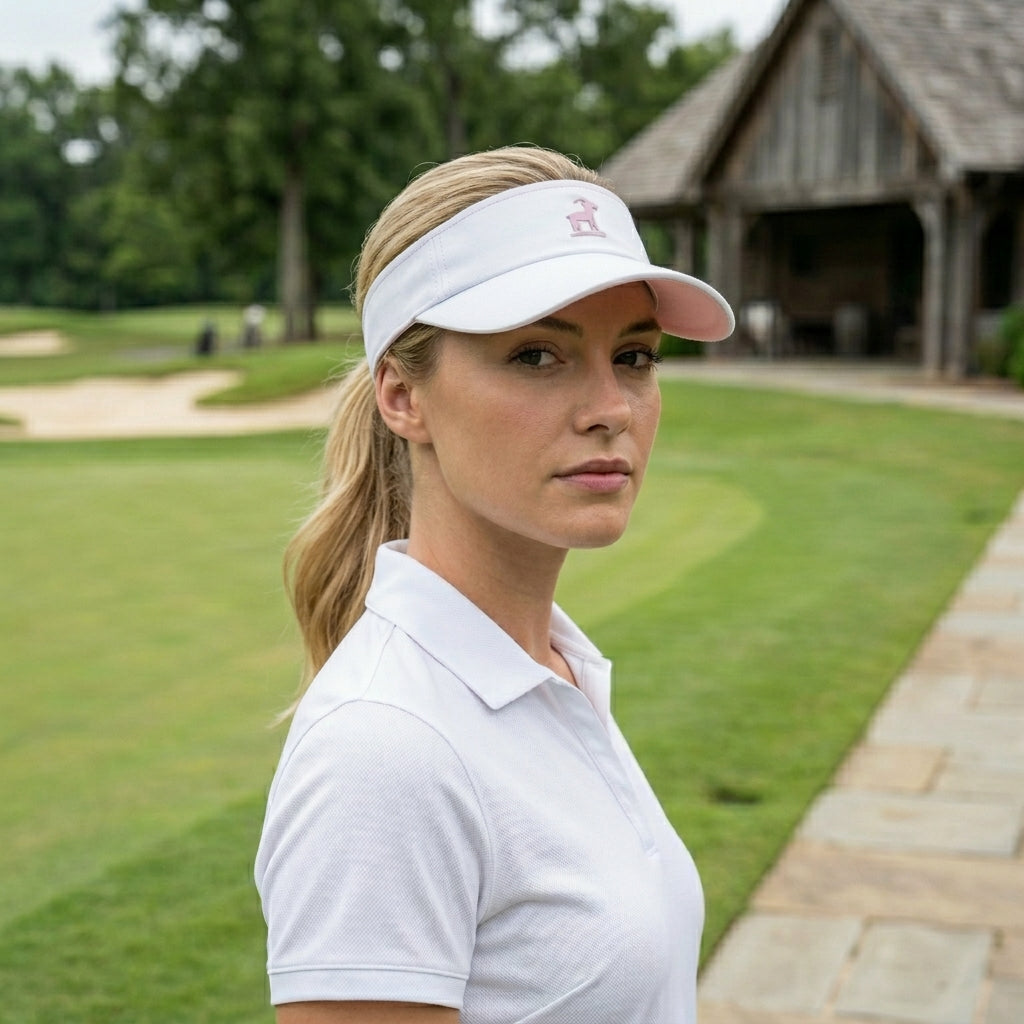 Iron Goat Women's Golf Visor – Lightweight & Breathable